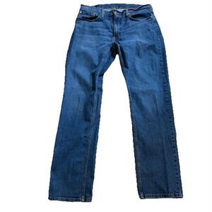 Levis 559 Relaxed Straight Jeans Mens 36x36 (36x33) Medium Wash Blue Denim READ